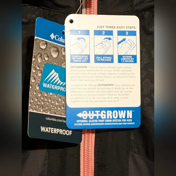 NWT Columbia Horizon Ride 2 Kids' Black/Pink  Outgrown Puffer Size M (10/12) - Picture 8 of 11